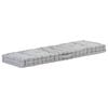 vidaXL Palettenkissen Baumwolle 120&times;40&times;7 cm Grau