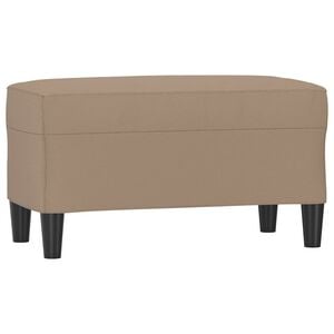 vidaXL Sitzbank Cappuccino-Braun 70x35x41 cm Kunstleder
