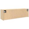 vidaXL Bad-Wandschrank Sonoma-Eiche 100x25x30 cm Holzwerkstoff