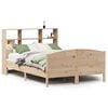 vidaXL Massivholzbett mit Regal ohne Matratze 140x200 cm Kiefer