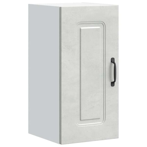 vidaXL Küchen-Hängeschrank Kalmar Betongrau Holzwerkstoff