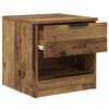 vidaXL Bettschrank 2 pcs Altholz 40 x 39 x 40 cm Holzwerkstoff