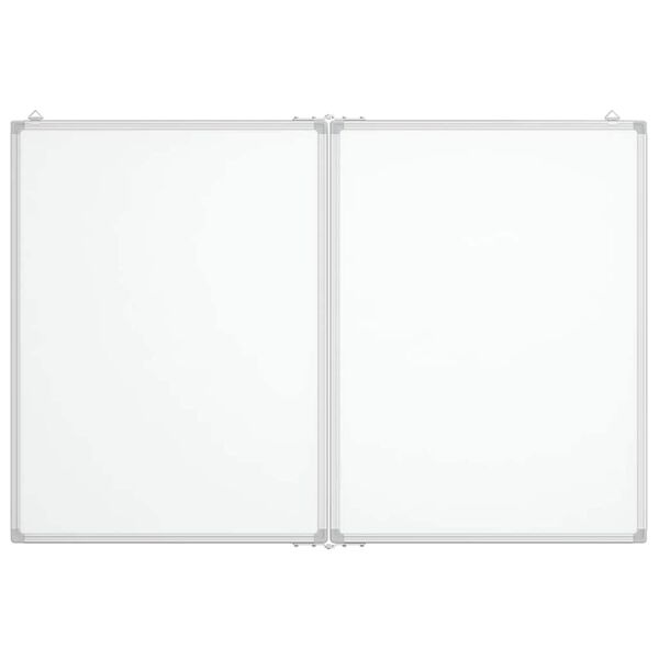 vidaXL Magnetisches Whiteboard Klappbar 120x80x1,7 cm Aluminium