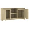 vidaXL TV-Schrank Sonoma-Eiche 102x37,5x52,5 cm Holzwerkstoff