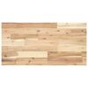 vidaXL Schweberegal 60x40x4 cm Massivholz Akazie Unbehandelt