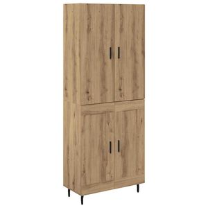 vidaXL Highboard 2 stk. Artisan-Eiche 69,5 x 34 x 180 cm Holzwerkstoff