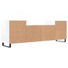 vidaXL TV-Schrank Hochglanz-Wei&szlig; 160x35x55 cm Holzwerkstoff