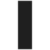 vidaXL B&uuml;cherregal/Raumteiler Schwarz 40x30x103 cm Holzwerkstoff