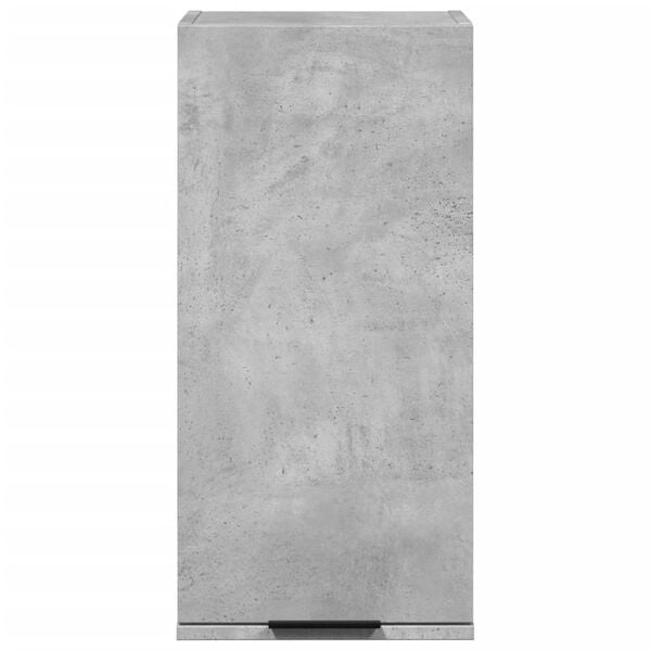 vidaXL Wand-Badschrank Betongrau 32x20x67 cm