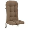 vidaXL Adirondack-Stuhl-Auflage PUTTEN 100 % Polyester Taupe