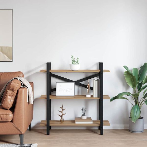 vidaXL B&uuml;cherregal Artisan-Eiche 100 x 33,5 x 102 cm Holzwerkstoff