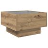 vidaXL Couchtisch Artisan-Eiche 50 x 50 x 30 cm Holzwerkstoff