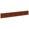 vidaXL Raseneinfassung 10 Stk. 100 x 15 cm Stahl Rostig