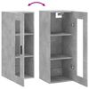 vidaXL Wandschrank Betongrau 34,5x34x90 cm
