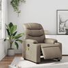 vidaXL Massagesessel Elektrisch Cappuccino-Braun Kunstleder