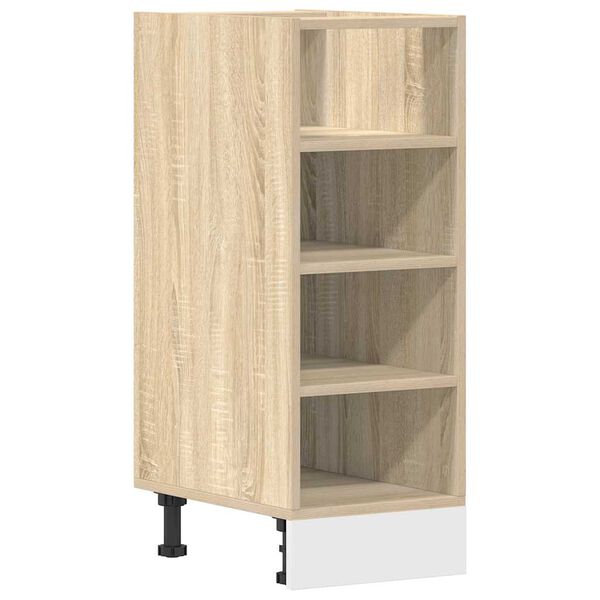 vidaXL Unterschrank Riga Sonoma-Eiche 30x44,5x81,5 cm Holzwerkstoff