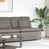 vidaXL Modulares Sofa Mittelmodul mit Kissen Taupe 100 cm