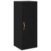 vidaXL Wandschrank Schwarze Eiche 34,5 x 34 x 90 cm Holzwerkstoff