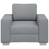 vidaXL Sofa Hellgrau Gesamtabmessungen: 100 x 80 x 82 cm (B x T x H)