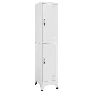vidaXL Schlie&szlig;fachschrank mit 2 F&auml;chern 38x45x180 cm