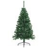 vidaXL K&uuml;nstlicher vorbeleuchteter Weihnachtsbaum Gr&uuml;n 120 cm PVC