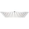 vidaXL Regenbrause Edelstahl 30x30 cm Quadratisch