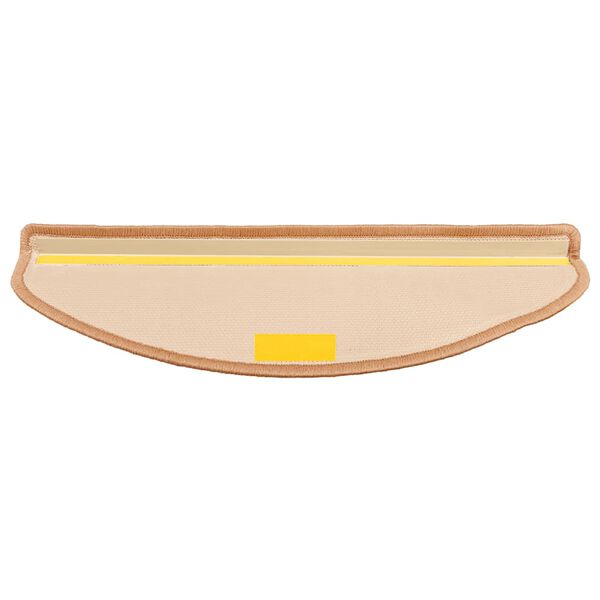 vidaXL Stufenmatten Selbstklebend 10 Stk. 65x21x4 cm Beige