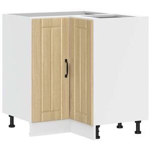 vidaXL K&uuml;chen-Eckunterschrank Lucca Sonoma-Eiche Holzwerkstoff