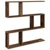 vidaXL Wandregal Altholz 80 x 12 x 79,5 cm Holzwerkstoff