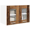 vidaXL H&auml;ngeschrank mit Speicher Altholz 60 x 31 x 40 cm Holzwerkstoff