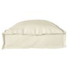 vidaXL Palettenkissenset 2 pcs Creme 100 x 40 x 8 cm Oxford-Stoff
