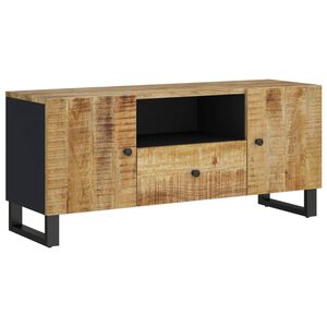 vidaXL TV-Schrank 105x33,5x46 cm Massivholz Mango & Holzwerkstoff