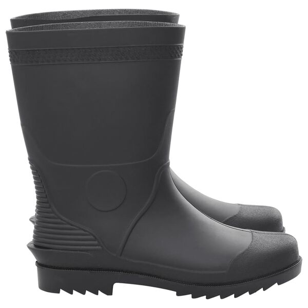 vidaXL Gummistiefel Schwarz Gr&ouml;&szlig;e 44 PVC