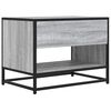 vidaXL TV-Schrank Grau Sonoma 61x40x46 cm Holzwerkstoff und Metall