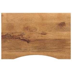 vidaXL Schreibtischplatte mit Aussparung 100x60x2,5cm Massivholz Mango