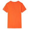 Kinder-T-Shirt Dunkelorange 140