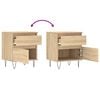 vidaXL Nachttisch Sonoma-Eiche 40x35x50 cm Holzwerkstoff
