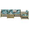 vidaXL 6-tlg. Garten-Lounge-Set mit Kissen Impr&auml;gniertes Kiefernholz