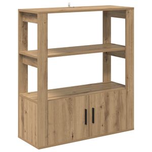 vidaXL Sideboard Artisan-Eiche 30 x 80 x 90 cm Holzwerkstoff