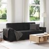 vidaXL 3-Sitzer-Sofa Schwarz 220x78x84 cm Samt