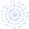 vidaXL Weihnachtsbeleuchtung Feuerwerk 140 LEDs Kaltwei&szlig; 17 cm