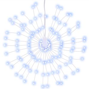 vidaXL Weihnachtsbeleuchtung Feuerwerk 140 LEDs Kaltwei&szlig; 17 cm