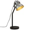 vidaXL Schreibtischlampe 25 W Vintage-Silber 17x17x60 cm E27