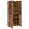 vidaXL Highboard Wandmontiert Altholz 69,5 x 34 x 180 cm Holzwerkstoff