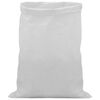 vidaXL Gewebte S&auml;cke 10 Stk. Wei&szlig; 30 x 45 cm PP