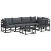 vidaXL Garten-Sofa-Set mit Kissen 6 pcs