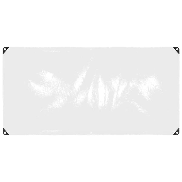 vidaXL Plane mit &Ouml;sen Transparent 1 x 2 m Polyethylen