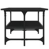 vidaXL Couchtisch Schwarz 100x50x40 cm Holzwerkstoff