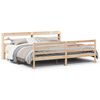 vidaXL Bettgestell mit Kopfteil ohne Matratze 200x200 cm