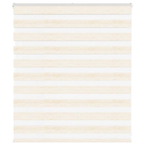vidaXL Doppelrollo Marmorbeige 120x100cm Stoffbreite 115,9 cm Polyester